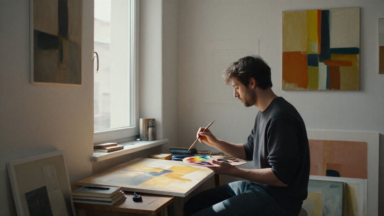 A Dive into Abstract Painting's Messy Joys